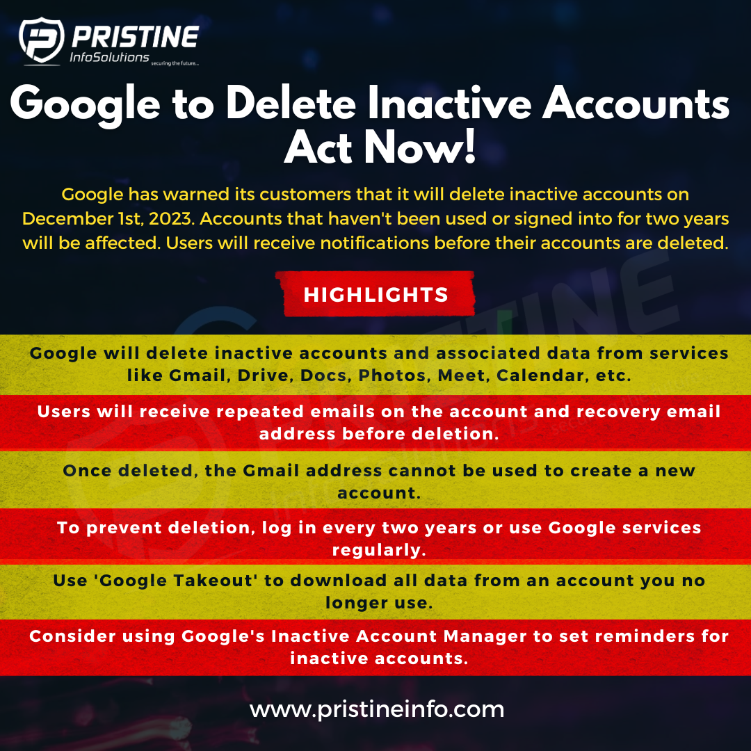 google account deletion